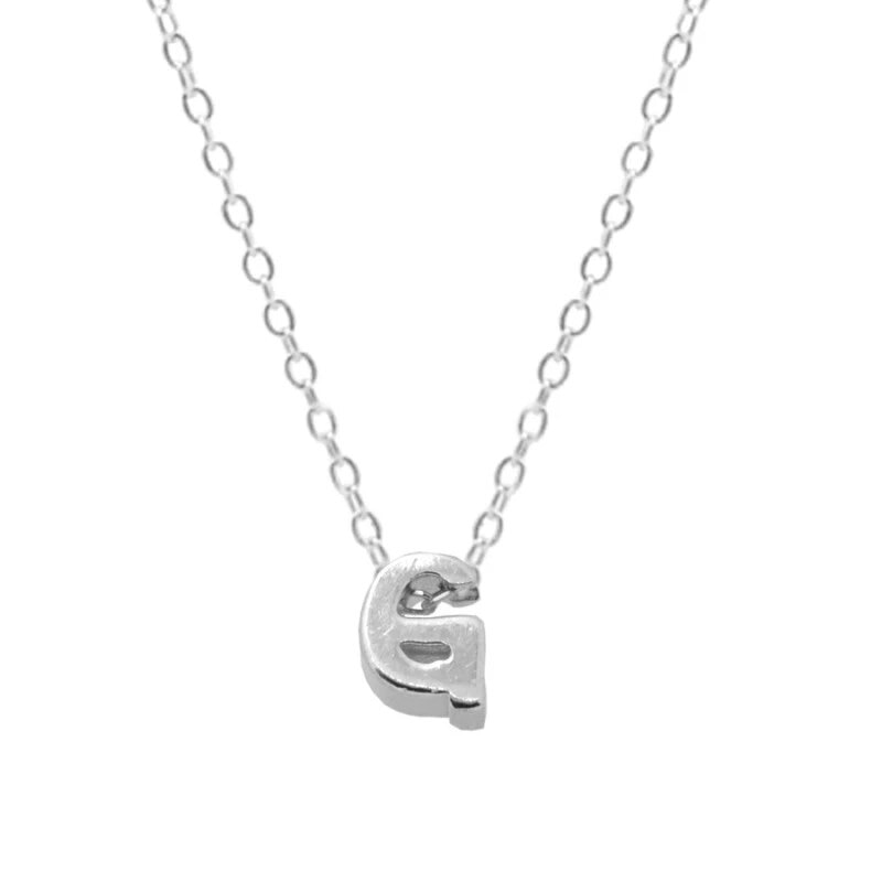 Sterling Silver Letter Necklace