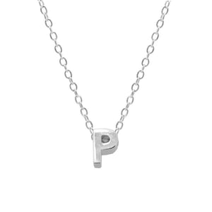 Sterling Silver Letter Necklace