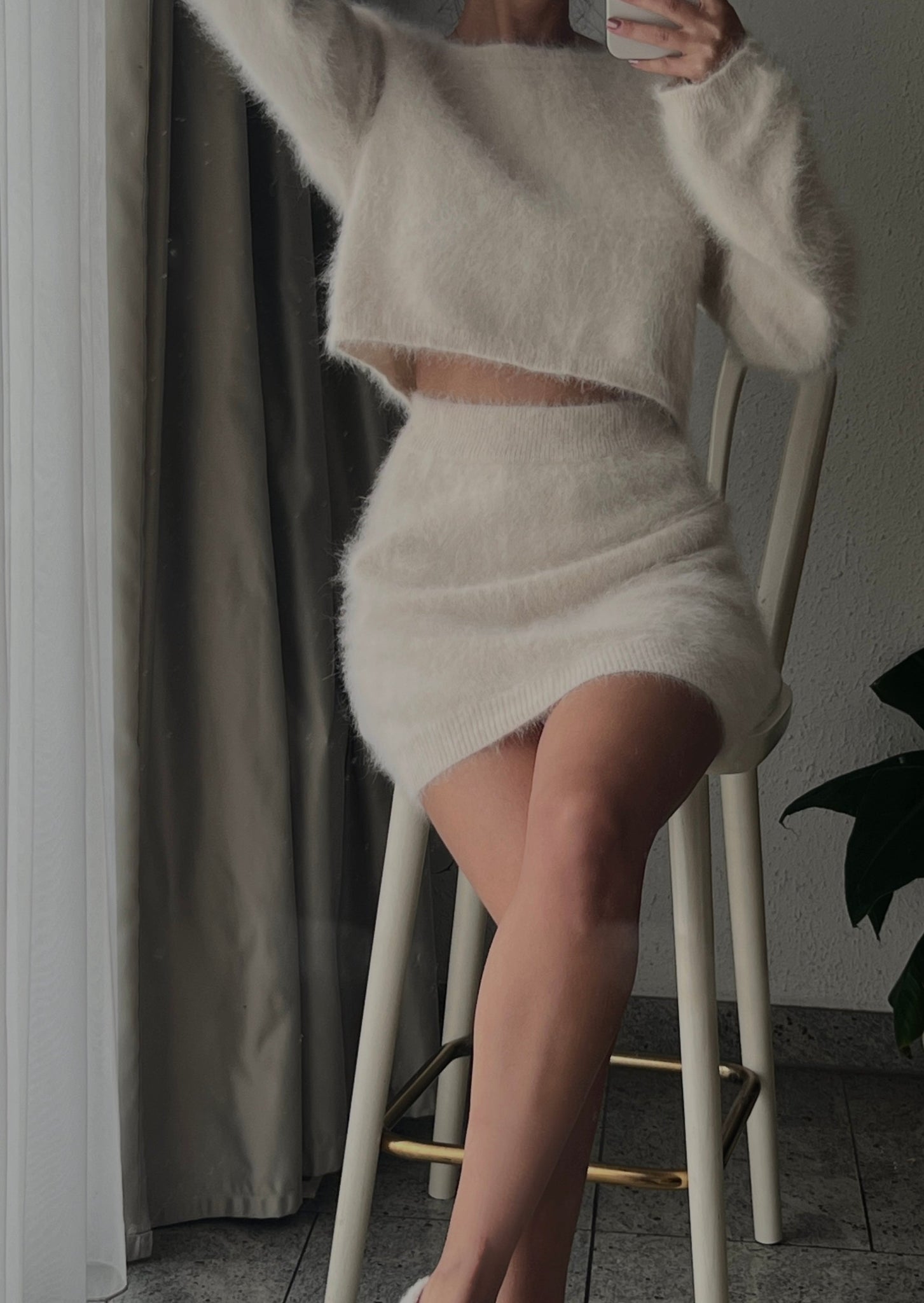Fuzzy Mini Skirt