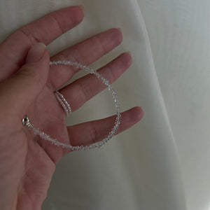 Herkimer Diamant-Halskette und -Armband