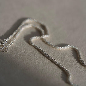 Sparkly Sterling Silver Necklace