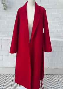 Classic Long Belted Cashmere Coat