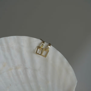 Einfache Ohrringe aus 9 Karat Gold