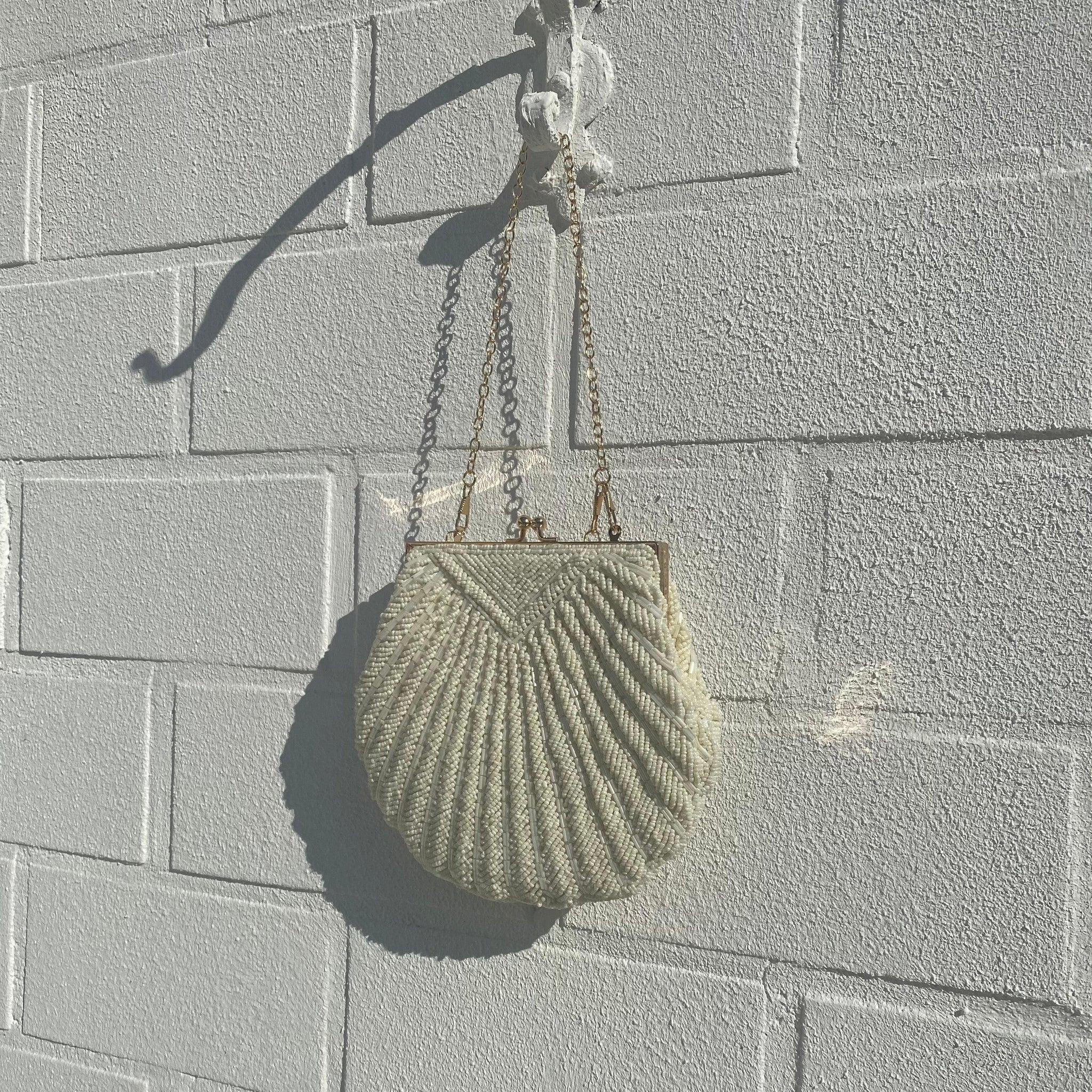 Pearl Shell Clutch Bag