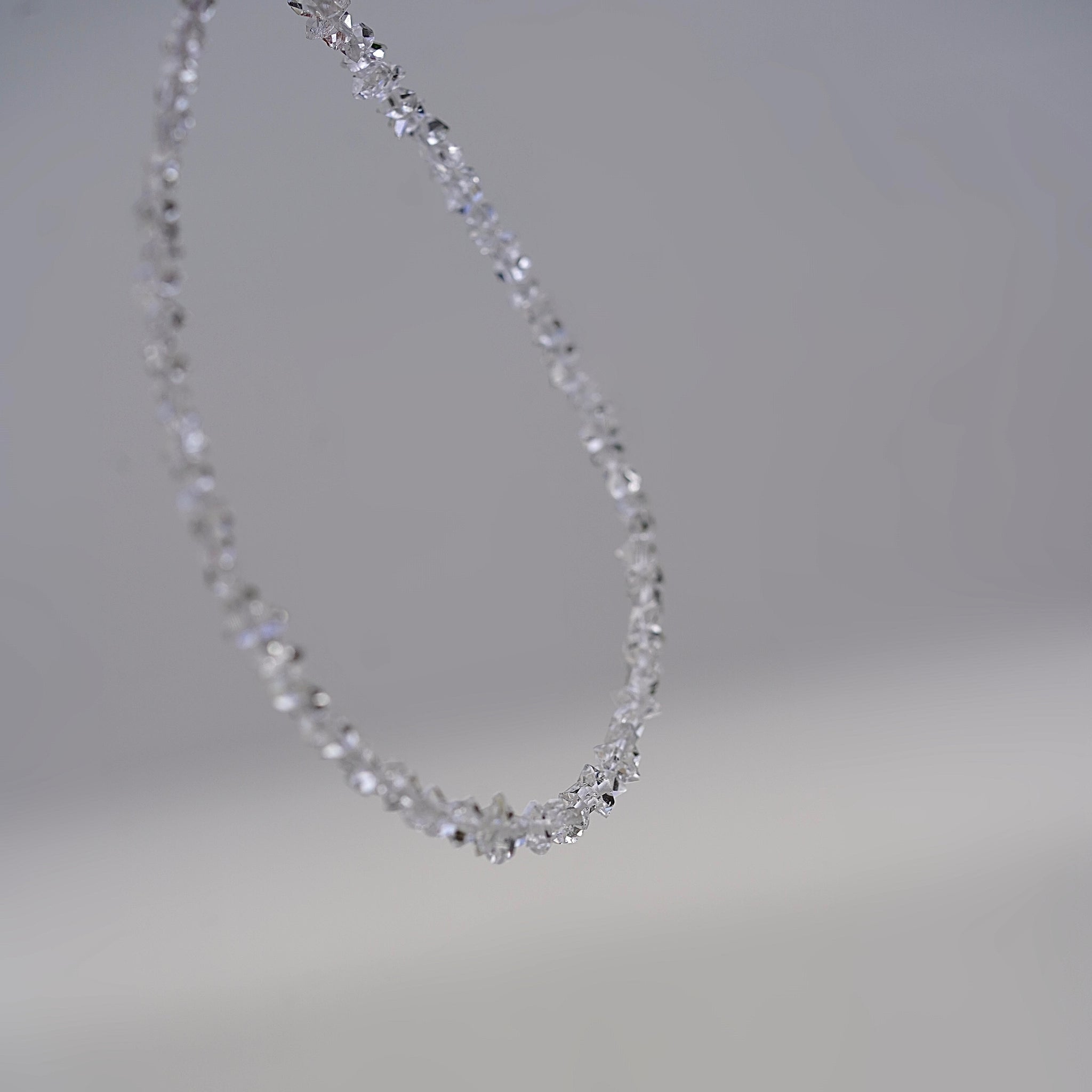 Herkimer Diamond Necklace And Bracelet