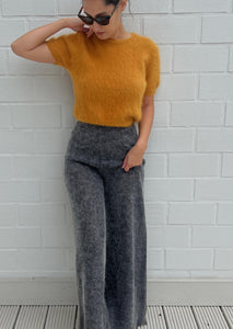 Fuzzy Cropped Sweater