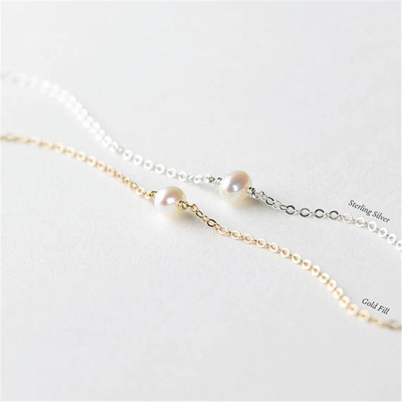 Handmade Single Pearl Bracelet