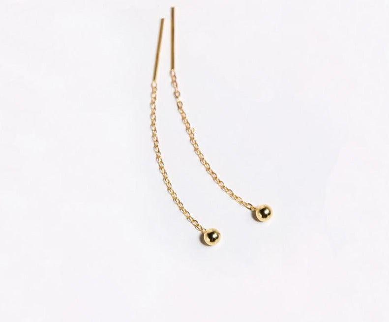 18 Karat Gold Drop Earrings