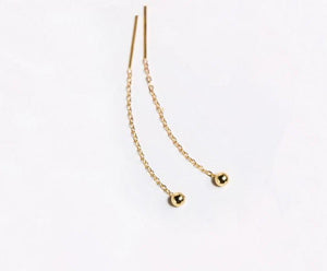 18 Karat Gold Drop Earrings